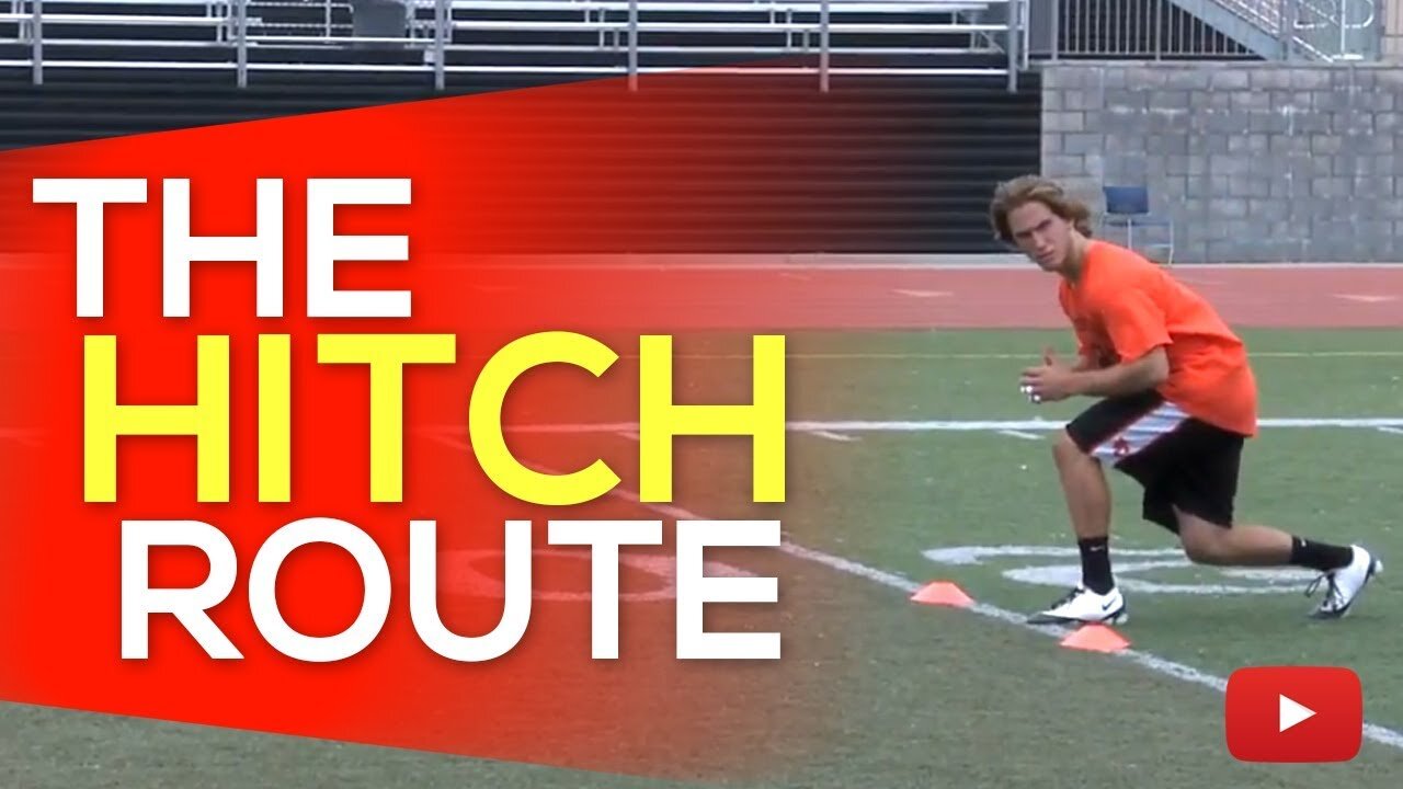 Football Tips - The Hitch Route for Wide Receivers - Coach Steve Mooshagian