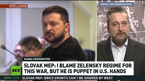 Zelensky is an American puppet - Slovak MEP Lubos Blaha