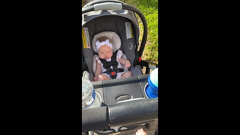 Daver Takes Baby Sister For a Walk