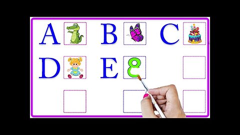 A for Alligator, B For Butterfly| A B C D |Alphabets A to Z with Drawing for Kids