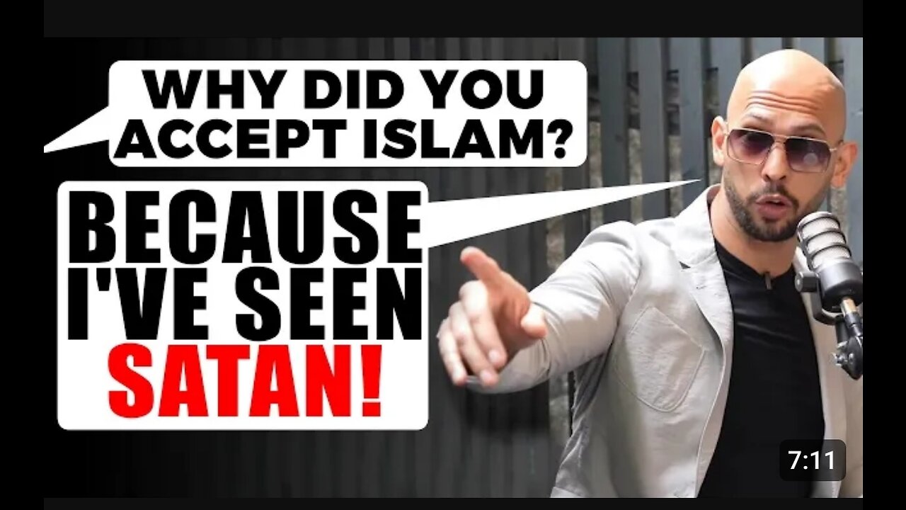 REAL REASON WHY ANDREW TATE ACCEPTED ISLAM!