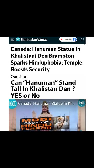 Over 1M Indian Hindu Canadians In Toronto Area “No One Dared To Save India’s Pride “Tiranga”