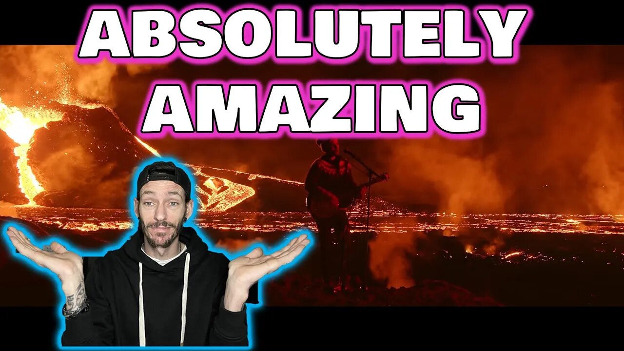 BEST BACK DROP EVER!!! KALEO - Skinny (LIVE from Fagradalsfjall Volcanic Eruption) REACTION