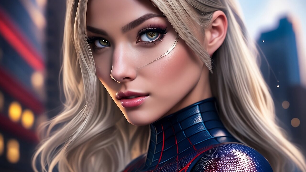 Spider Girl AMAZING AI Art (4K Spider-Gwen AI art)