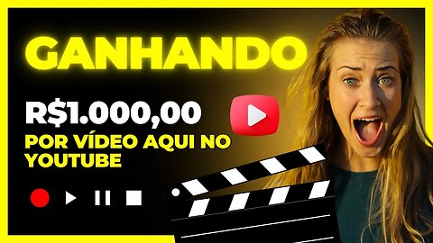 ganhando 1000 reais pow video