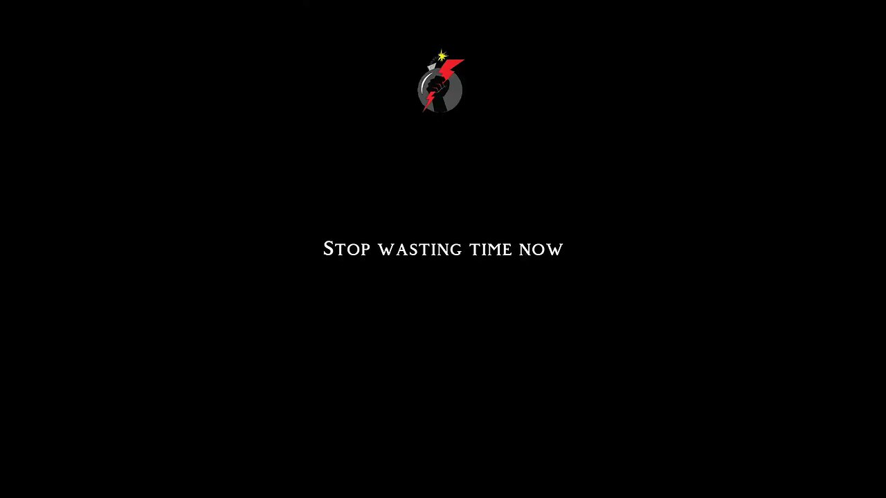 Stop Wasting Time Now #dayodman #dontwastetime #you #eeyayyahh #motivation