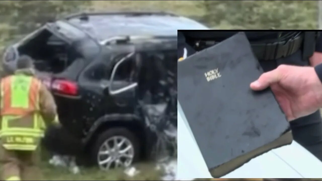 MIRACLE CAUGHT ON CAMERA: BIBLE SURVIVES FIRE 🔥 😮