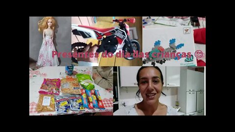 Presente do dia das crianças, tudo simples- Coisa que compramos no mercado livre- Vlog