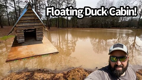 How To Build A Floating Duck House On The Pond!!