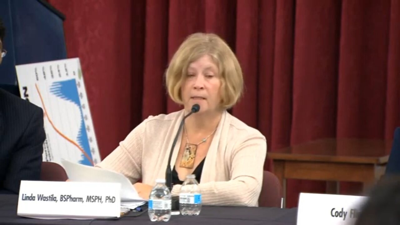 Senator Johnson Vaccine Panel: Dr. Linda Wastila 'Autopsies Show Vaccine Is Dangerous'