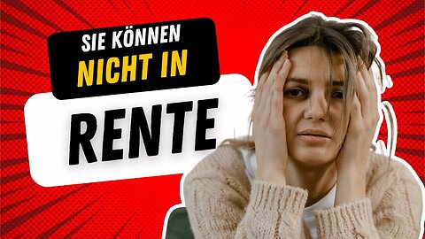 9,3 Mio. können nicht in Rente gehen 💥 Hätten Sie gedacht dass es so schlimm ist?