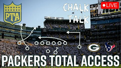 LIVE Packers Total Access Chalk Talk | Green Bay Packers vs Houston Texans Highlights