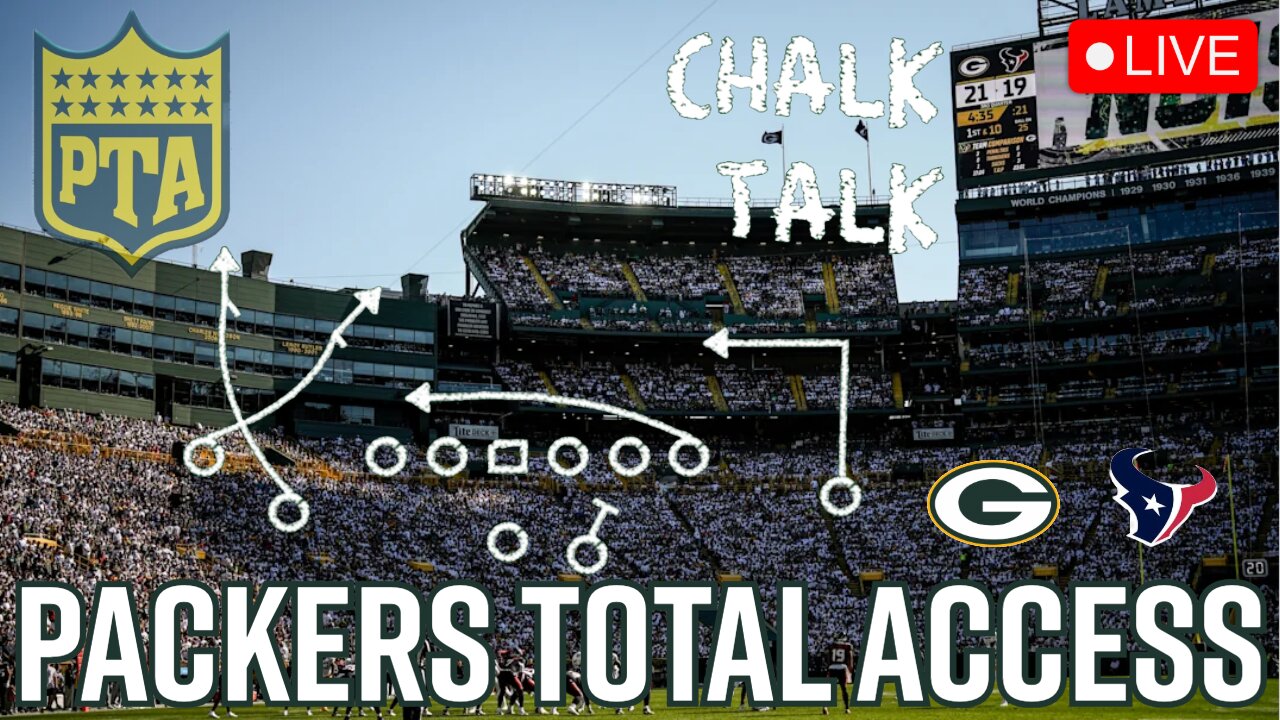 LIVE Packers Total Access Chalk Talk | Green Bay Packers vs Houston Texans Highlights