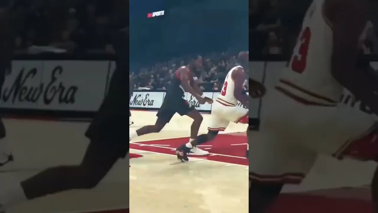 Micheal Jordan destroyed Portland in the NBA2k Finals. #nba #jordan #chicagobulls