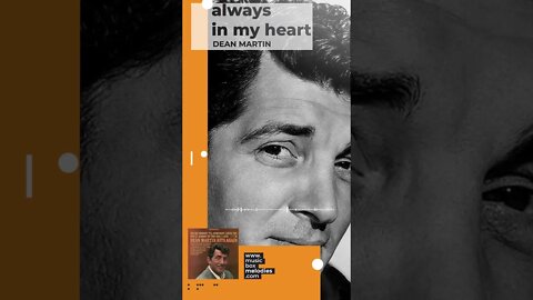 [Music box melodies] - Always in My Heart by Dean Martin #Shorts