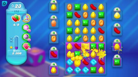 Candy Crush Soda Saga Level 156