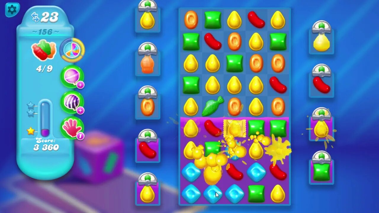 Candy Crush Soda Saga Level 156
