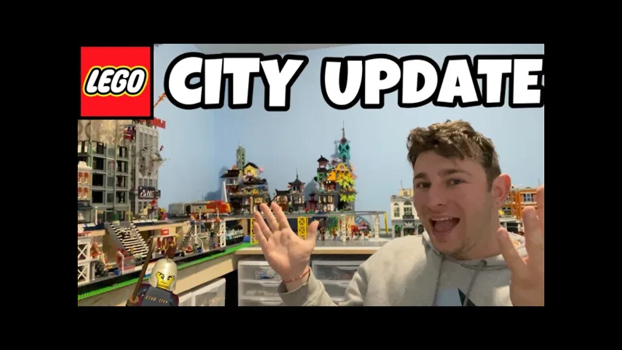 Full LEGO Room Tour & LEGO City Update