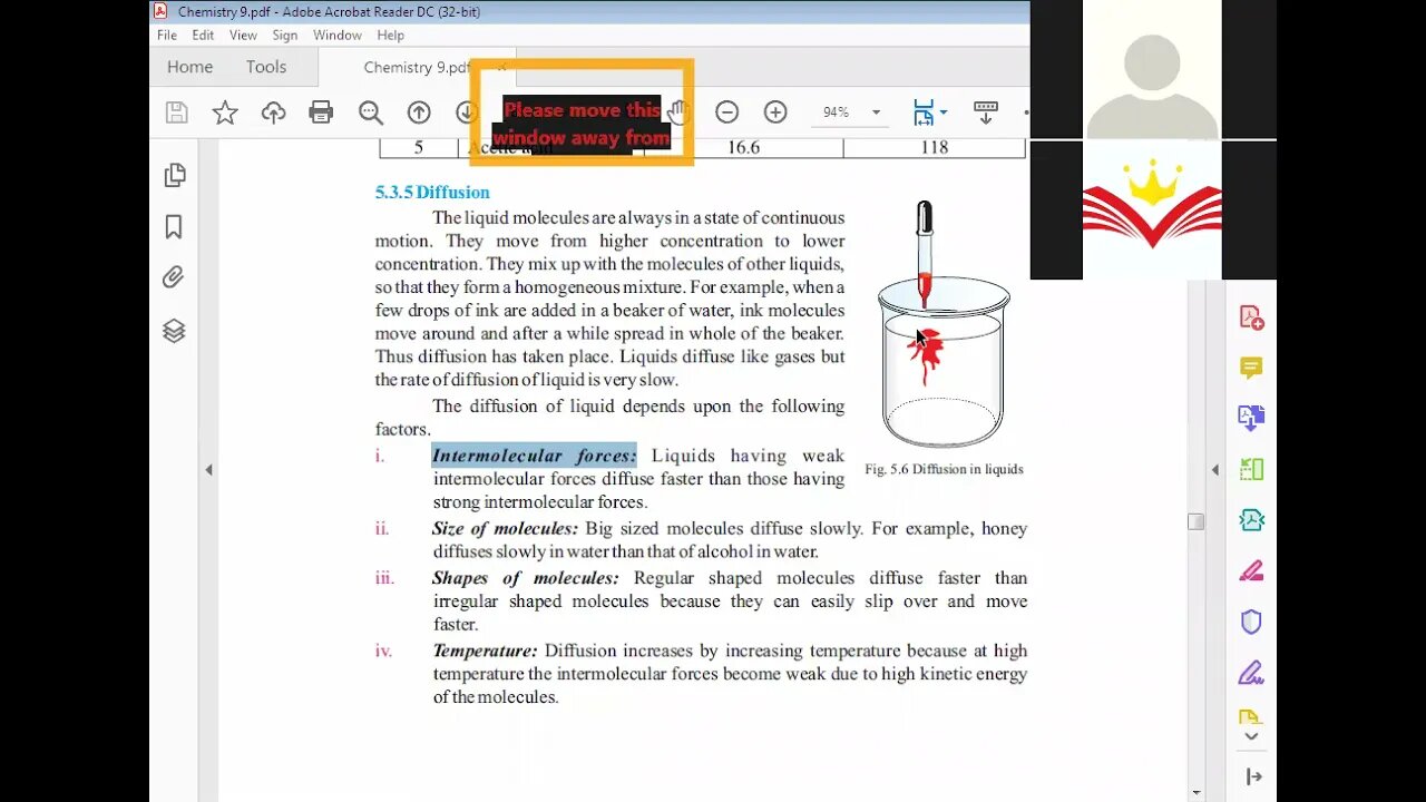 Chem Ch 05 Diffusion in Liquids