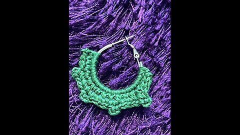 Crochet earrings