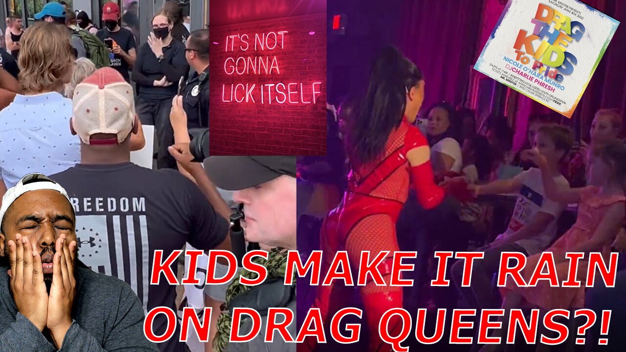 Christ Is KING Protests ERUPT As Kids MAKE IT RAIN On Drag Queens Inside Dallas Gay Bar!