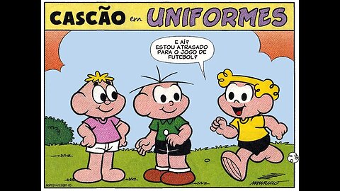 Cascão em-Uniformes | Gibis do Rapha 2