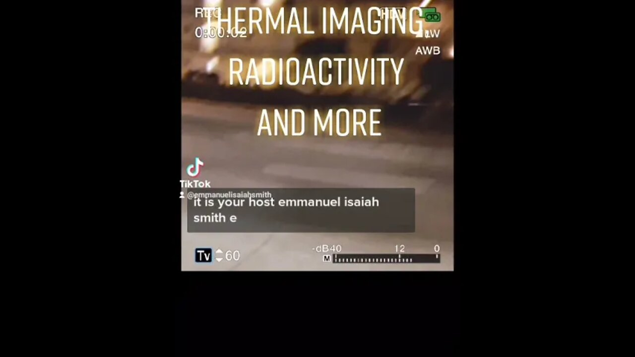 Repost with extended subtitles : Thermal Imaging and Radioactivity ☢️