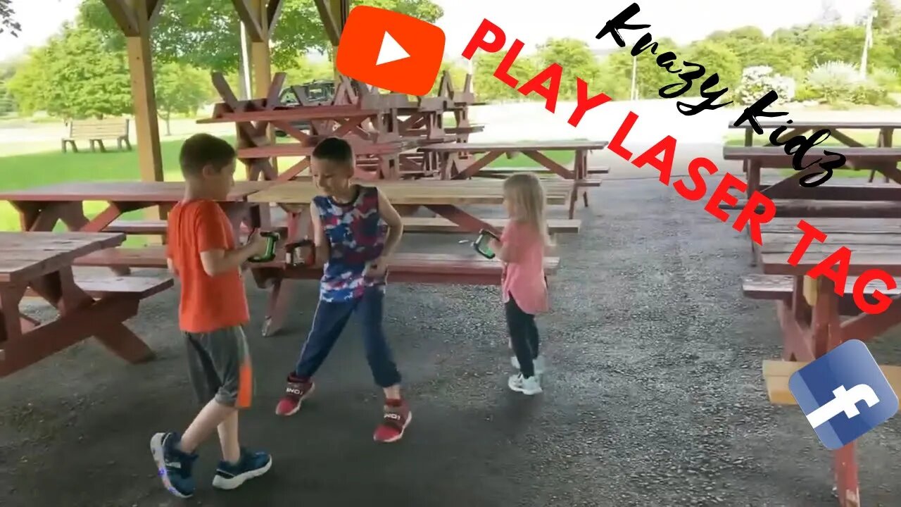 Krazy Kidz Play Laser Tag! | Krazy Kidz Creations