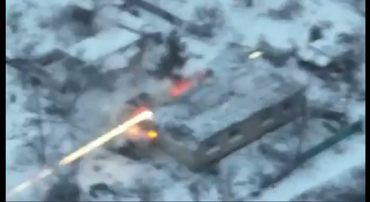 Russian attack on a Ukrainian position