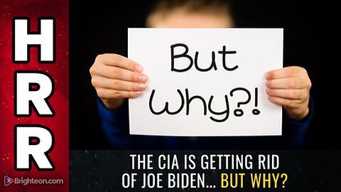 The CIA is getting rid of Joe Biden... but why