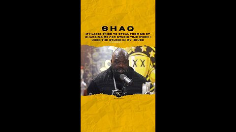 #shaq My label tried 2 steal they charged me 4 🎙️⏰ I used my home studio🎥 @Drinkchamps