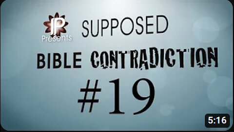 The Death of Judas - Bible Contradiction #19