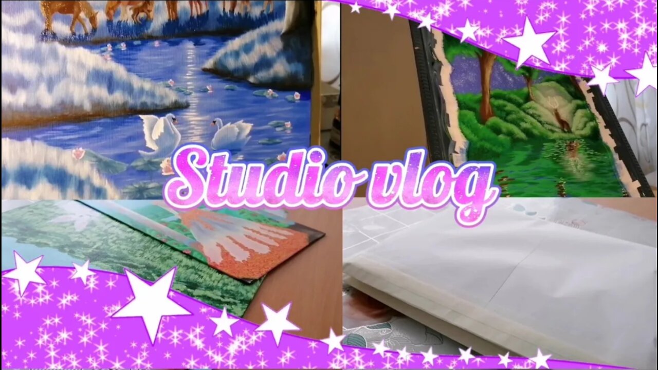 ✨STUDIO VLOG✨ packing orders, painting