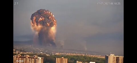 Video of Russia Blowing Up NATO Ammo Dump