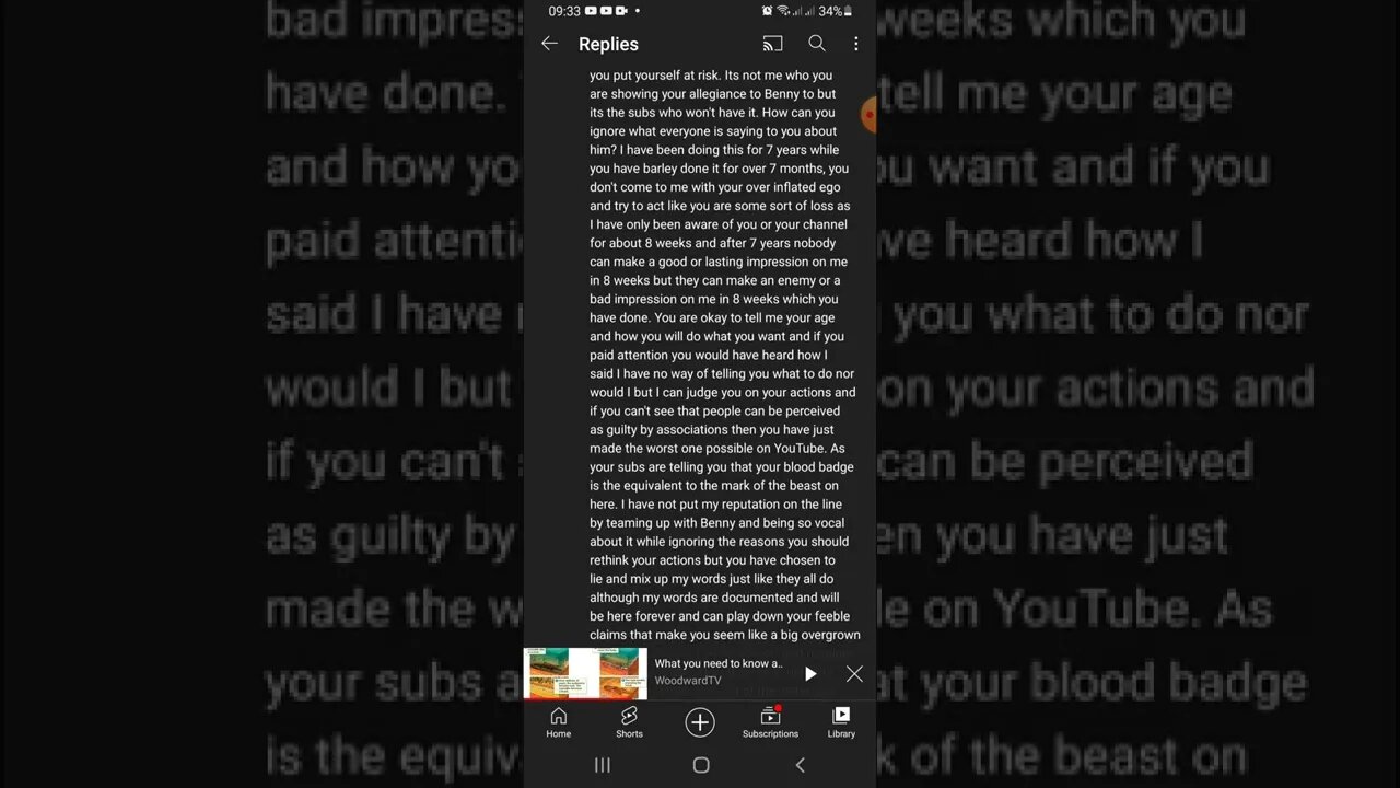 A Harsh Reality For @HARSH REALITY Who Is Now A Proud Blood Gang Member 🩸 Despite His Subs Shock