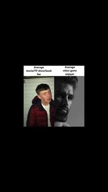 Average movie fan vs average video game enjoyer