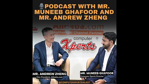 🎙️ Tune in to our Podcast with Mr. Muneeb Ghafoor and Mr. Andrew Zheng!