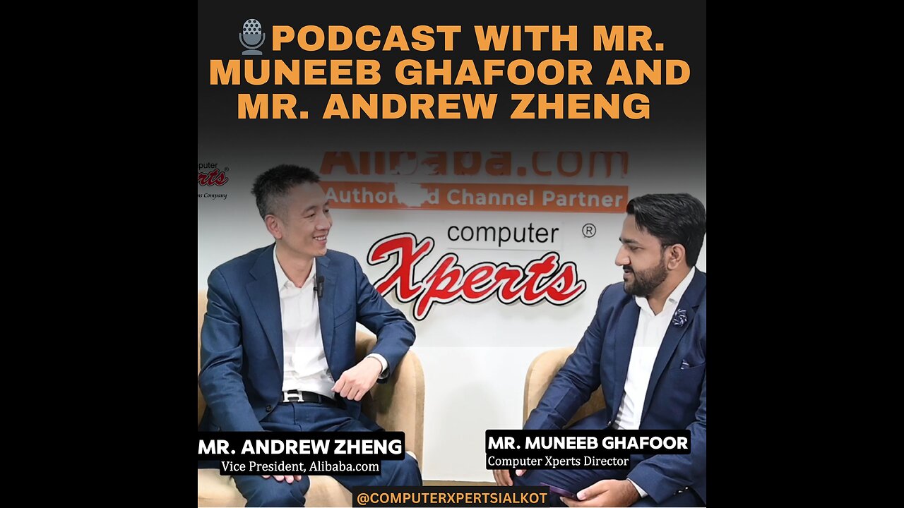 🎙️ Tune in to our Podcast with Mr. Muneeb Ghafoor and Mr. Andrew Zheng!