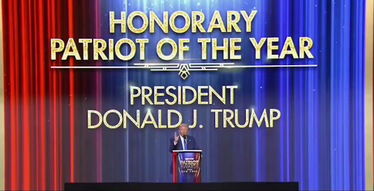 Honorary Patriot of the Year: President Trump