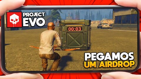 PROJECT EVO - PEGAMOS UM AIRDROP ( GAMEPLAY DO TESTE ALPHA ) RUST MOBILE