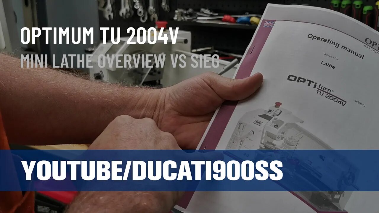 Mini Lathe Overview - Optimum TU 2004v vs Sieg Models