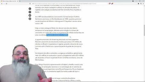 Globo anda mal das pernas Mas quem é o culpado — PETER TURGUNIEV