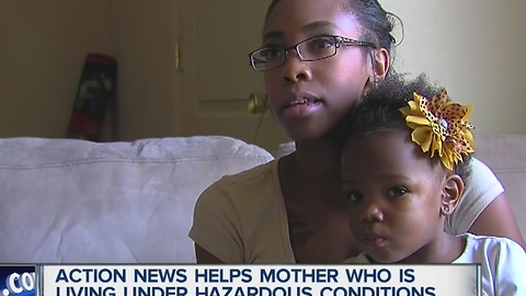 7 Action News helps mother living in hazardous conditions