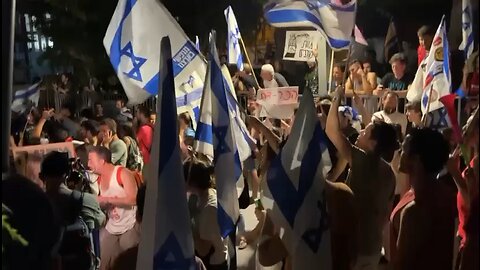 More protest in Israel today against the Israeli government