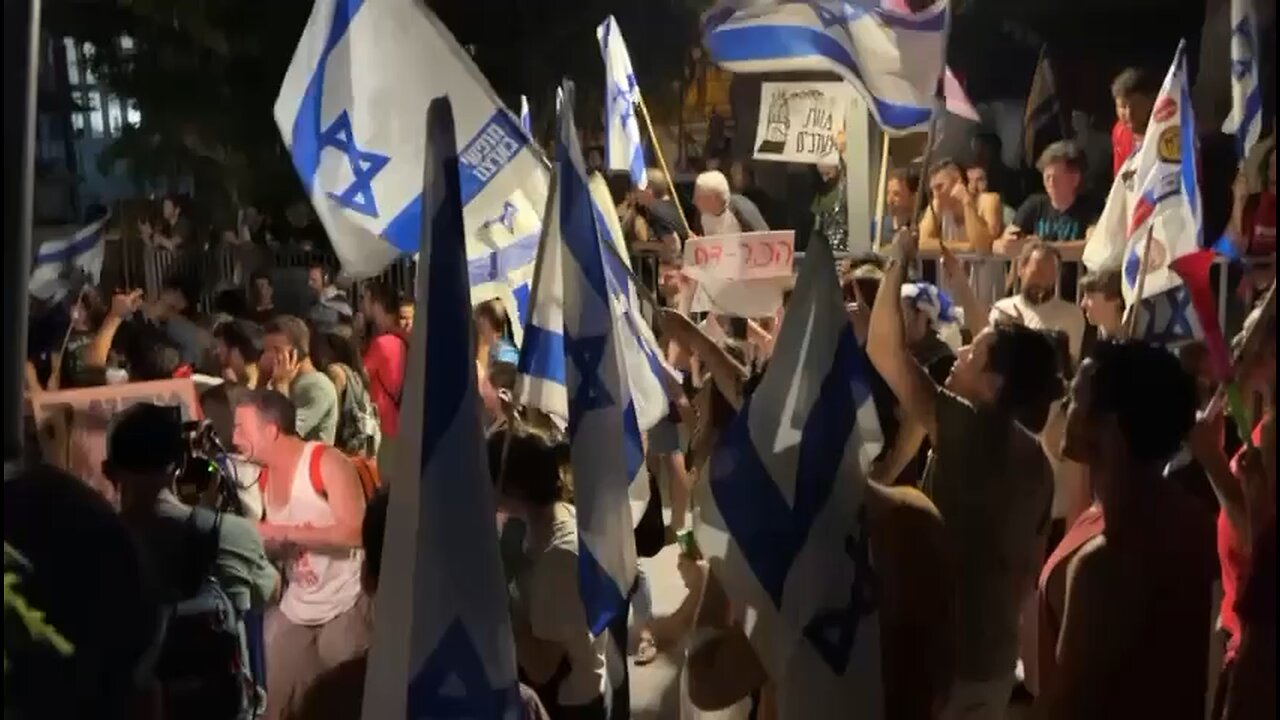 More protest in Israel today against the Israeli government