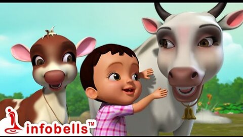 Meri Gaiya Ati Hai Mujko Doodh Pilati Hai || Hindi Rhymes for Children !!! RobinRoyal