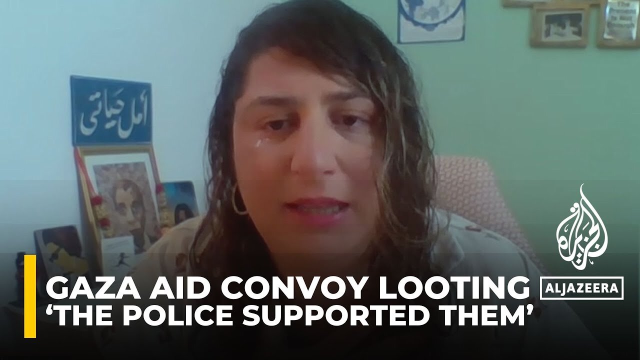 Israeli lawyer exposes looting of Gaza aid convoy by far-right activists protected by police