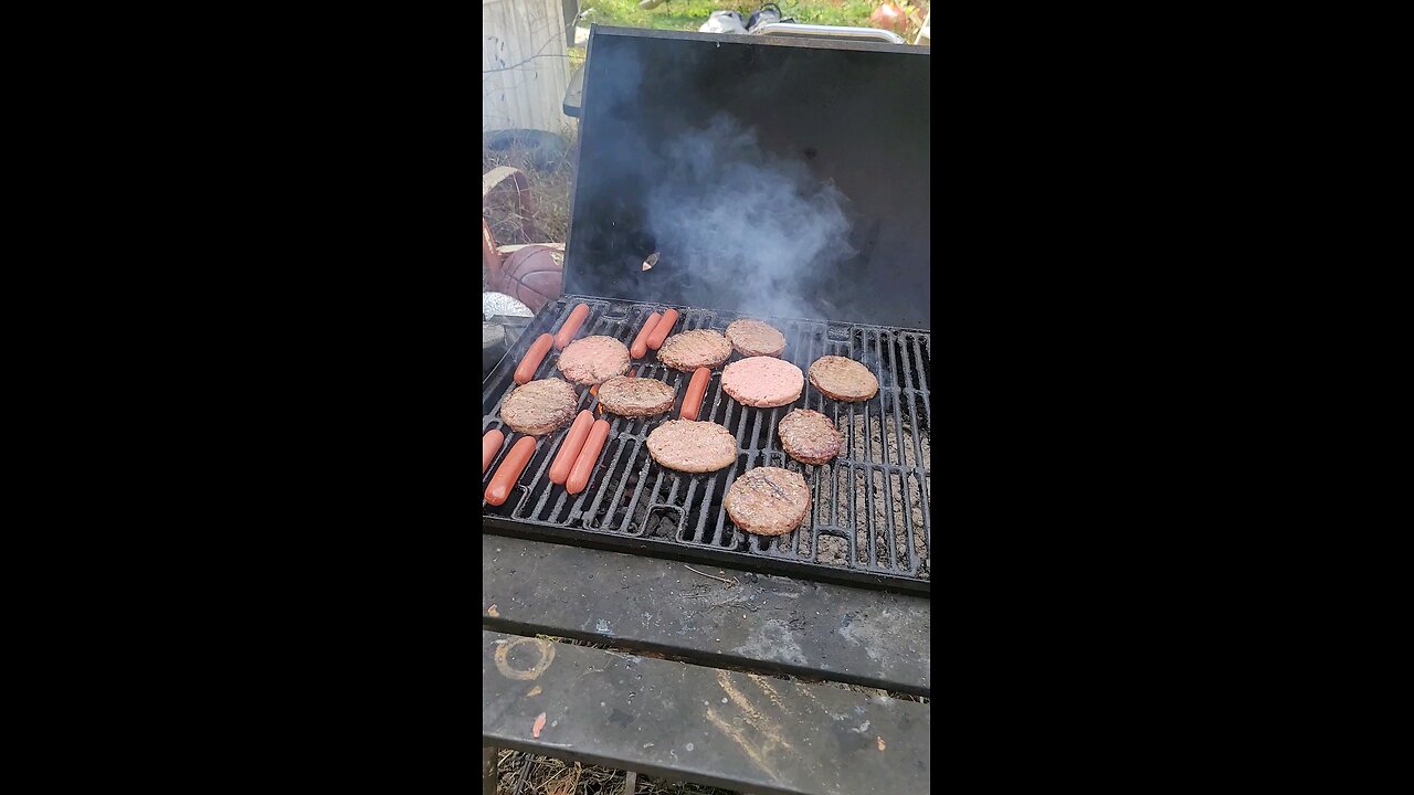 grilling and hoping trump wins