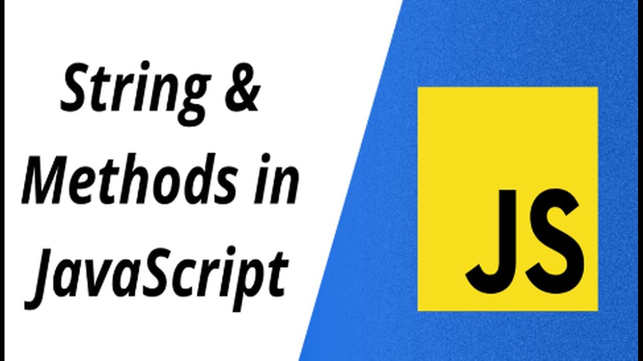 String methods in Javascript | Javascript String Methods