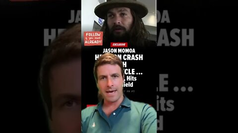 Jason Momoa Involved in Head On Collision 😳 #jasonmomoa #aquaman
